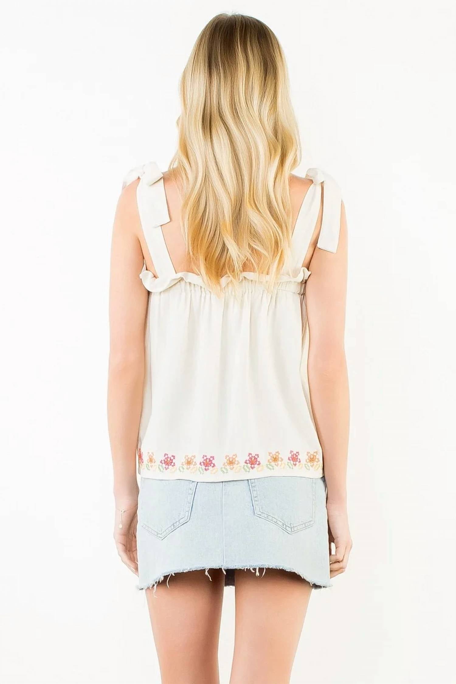 Thml - Flower Ties Tank