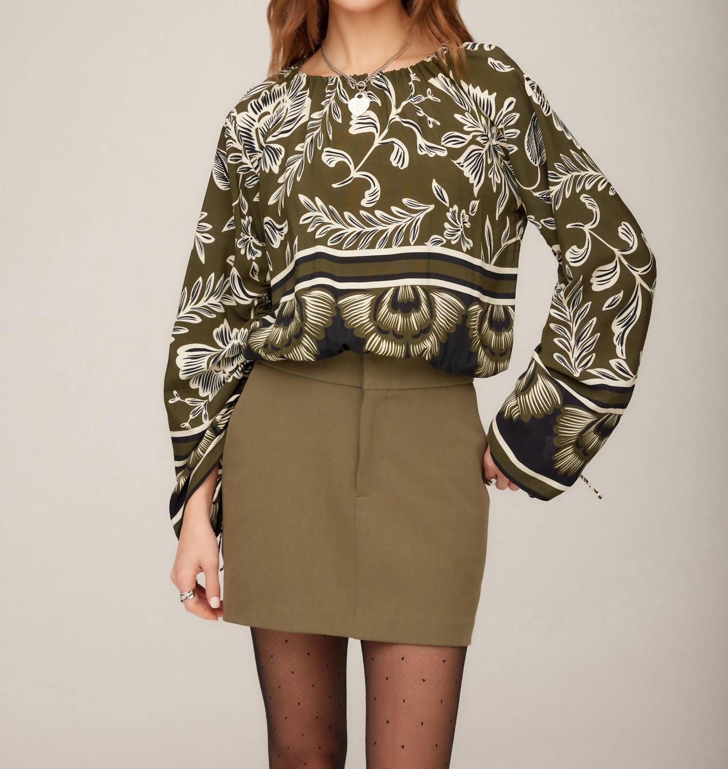 Fifteen Twenty - Serafina Long Sleeve Top