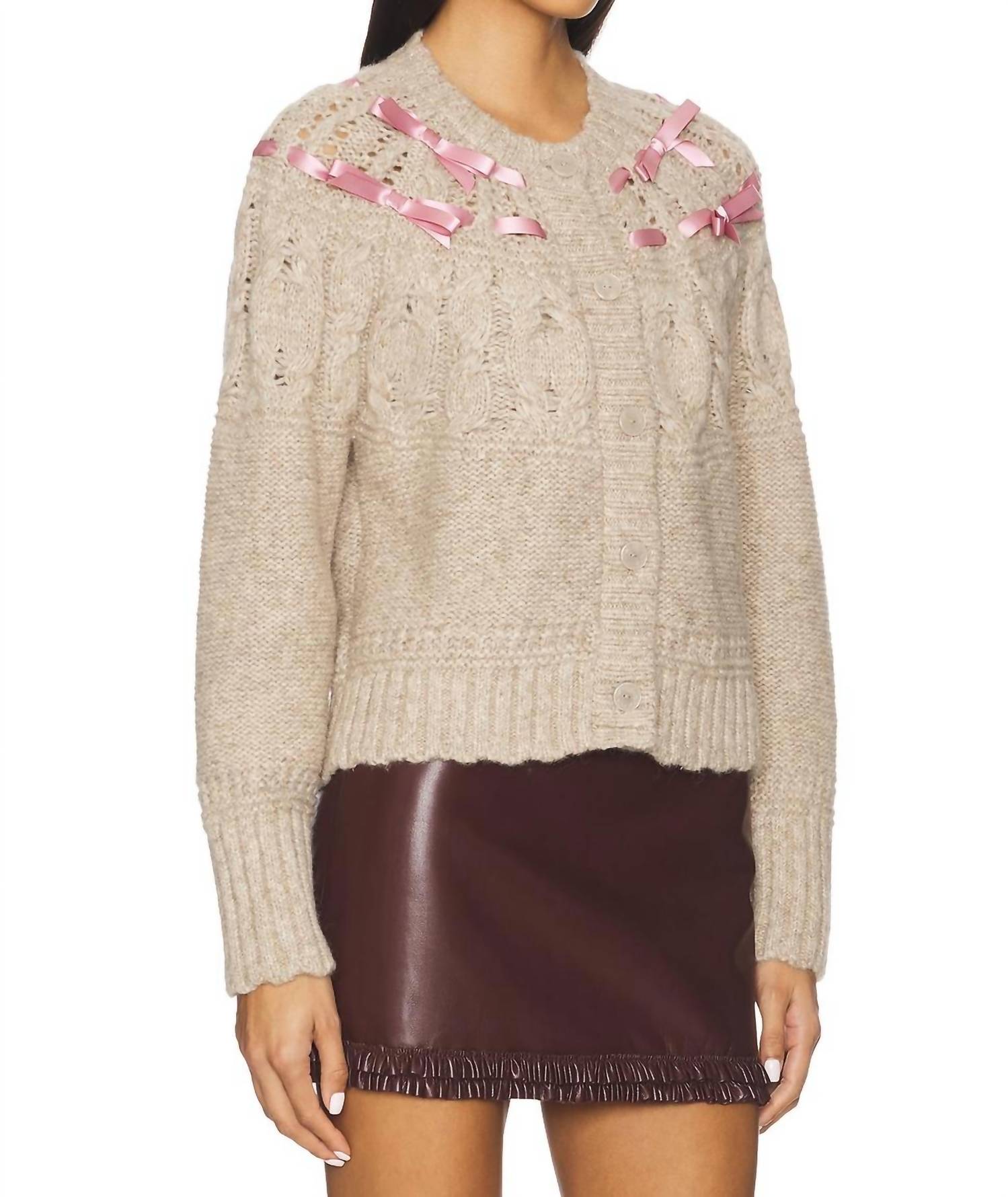 Loveshackfancy - Clementian Long Sleeve Cardigan