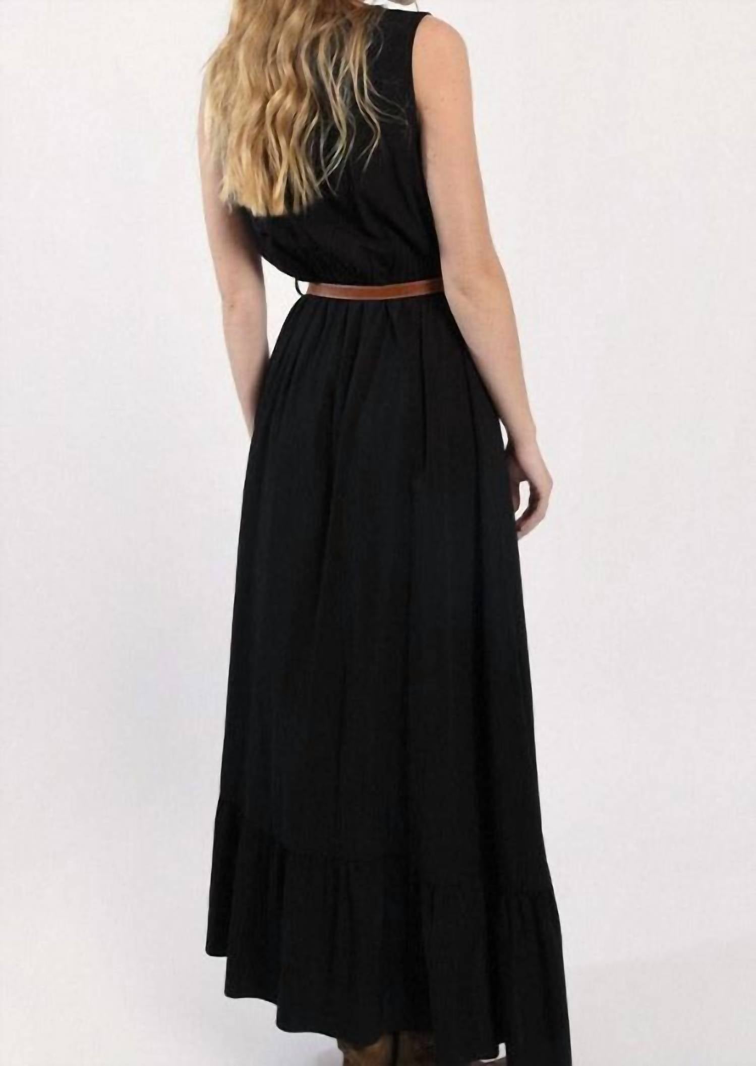 Flounced Long Dress