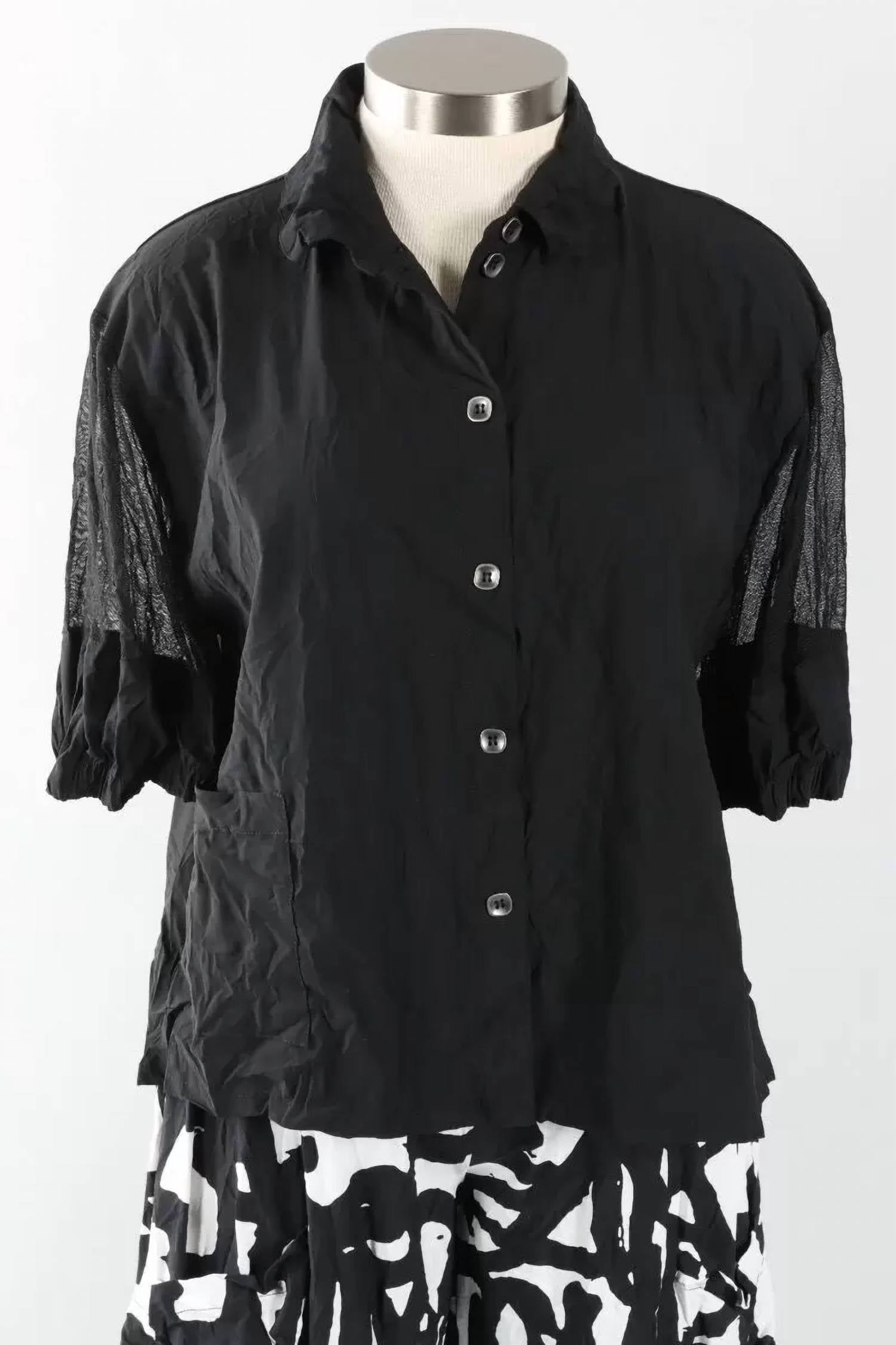 Chalet Et Ceci - Mylah Mesh Sleeve Shirt