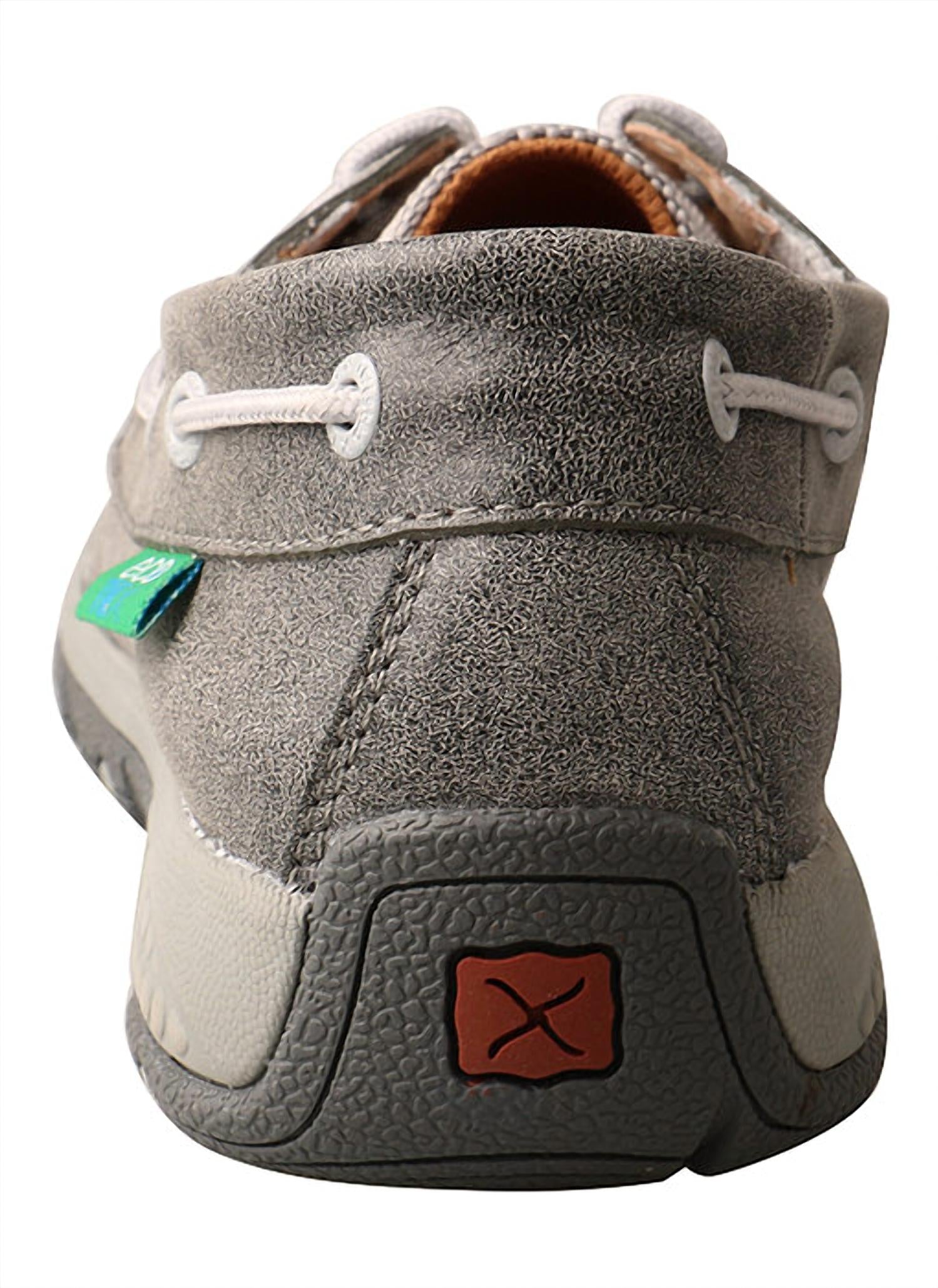 TWISTED X Women's Boat Shoe Driving Moccasin in grey eco - women's shoe - view 5