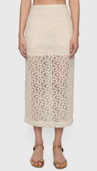 Rebecca Minkoff - Jaci Midi Lace Skirt