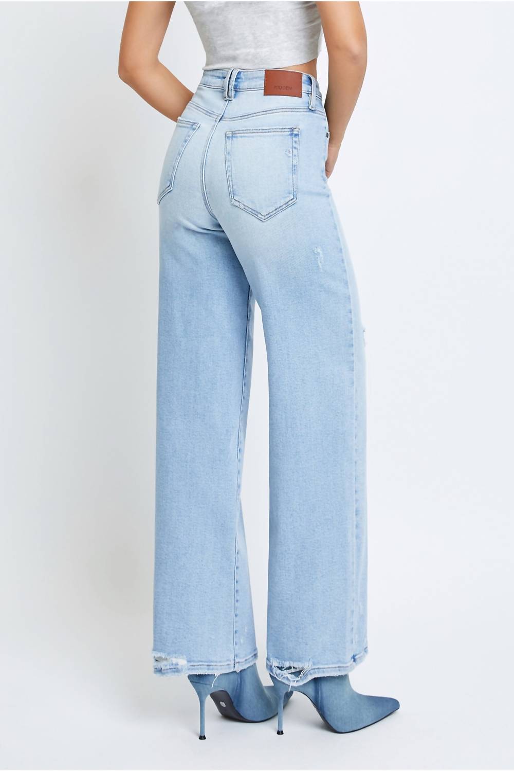 Hidden - Nori High Waist Wide Leg Jean