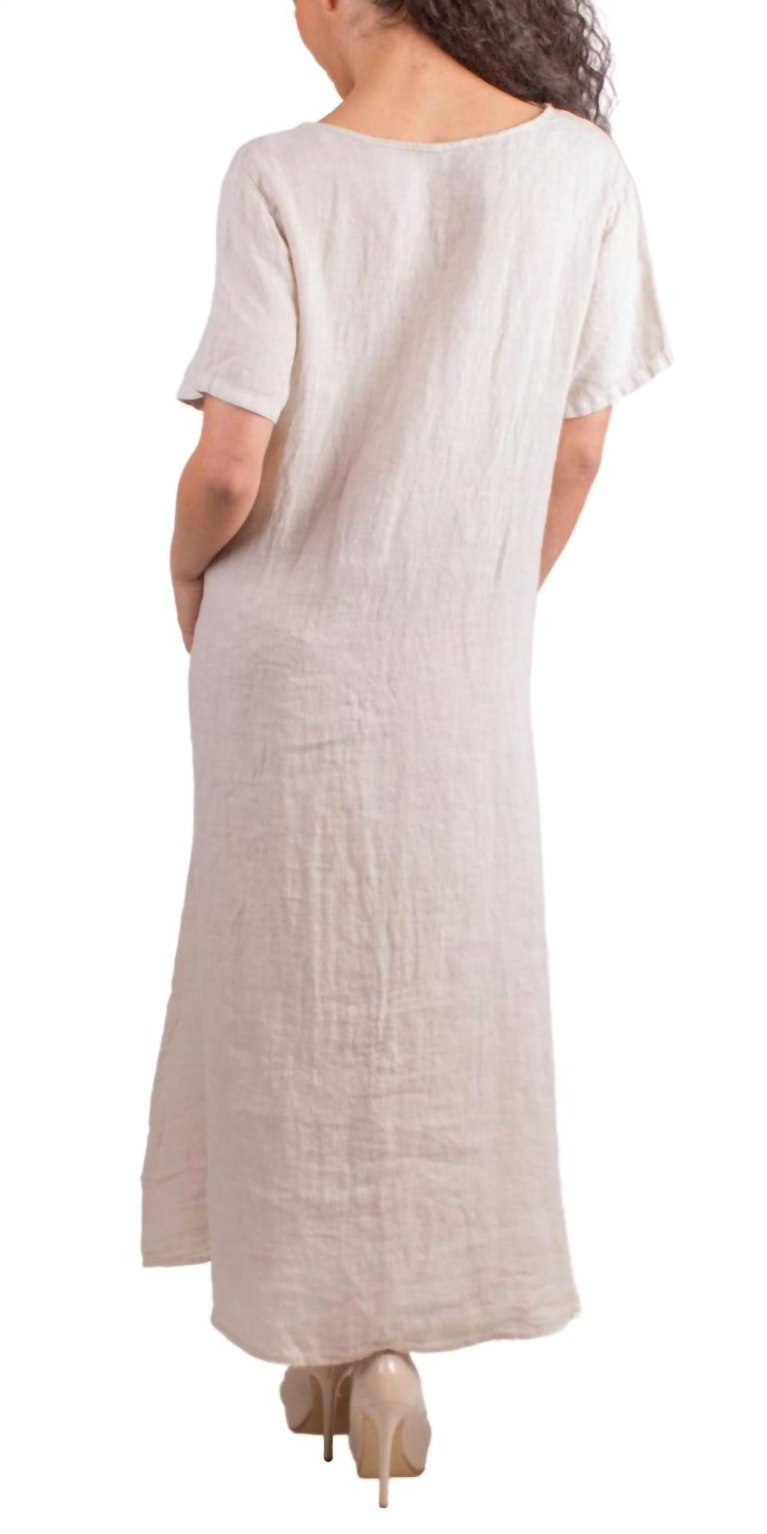 Gigi Moda - Vedette Linen Maxi Dress