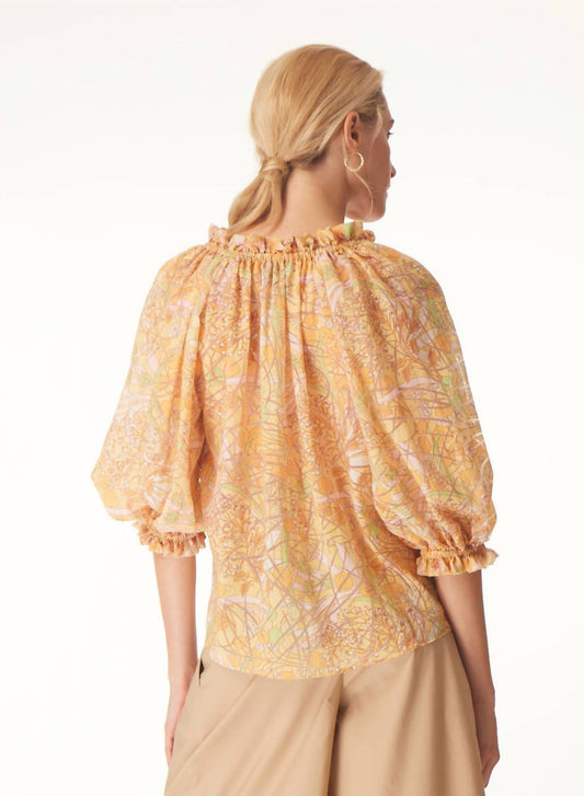 Gilner Farrar - Sunshine Print Ellie Blouse