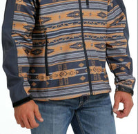 Cinch - Men's Aztec Colorblock Bonded Fleece Jacket