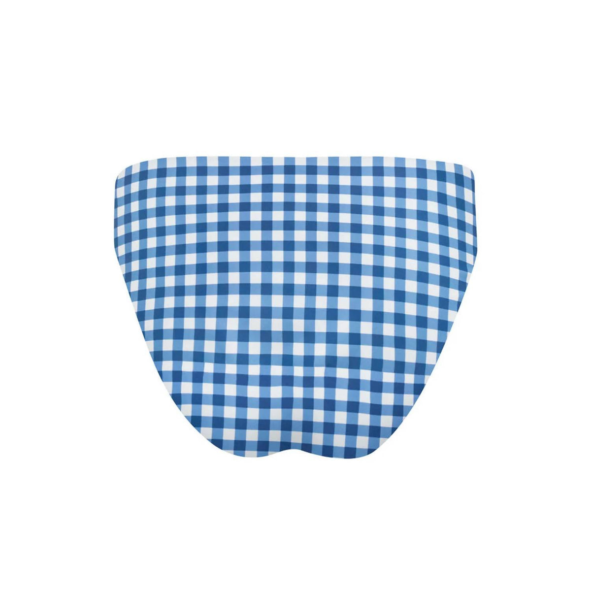 Minnow - Women's Picnic Gingham Mid Rise Bikini Bottom