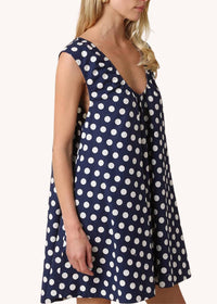 Olivaceous - Erin Polka Dot Swing Mini Dress