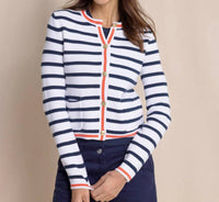 Southern Tide - Marlene Stripe Button Front Cardigan