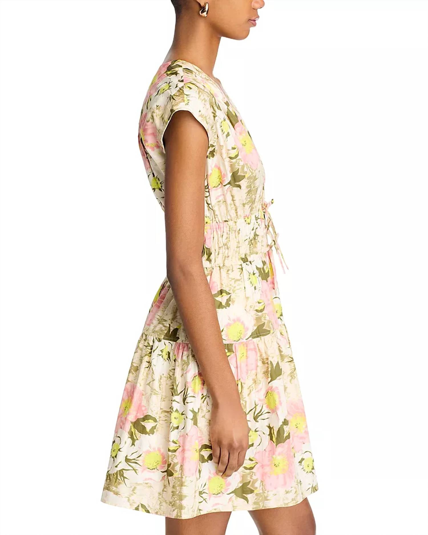 Derek Lam 10 Crosby - Tora V-neck Mini Dress