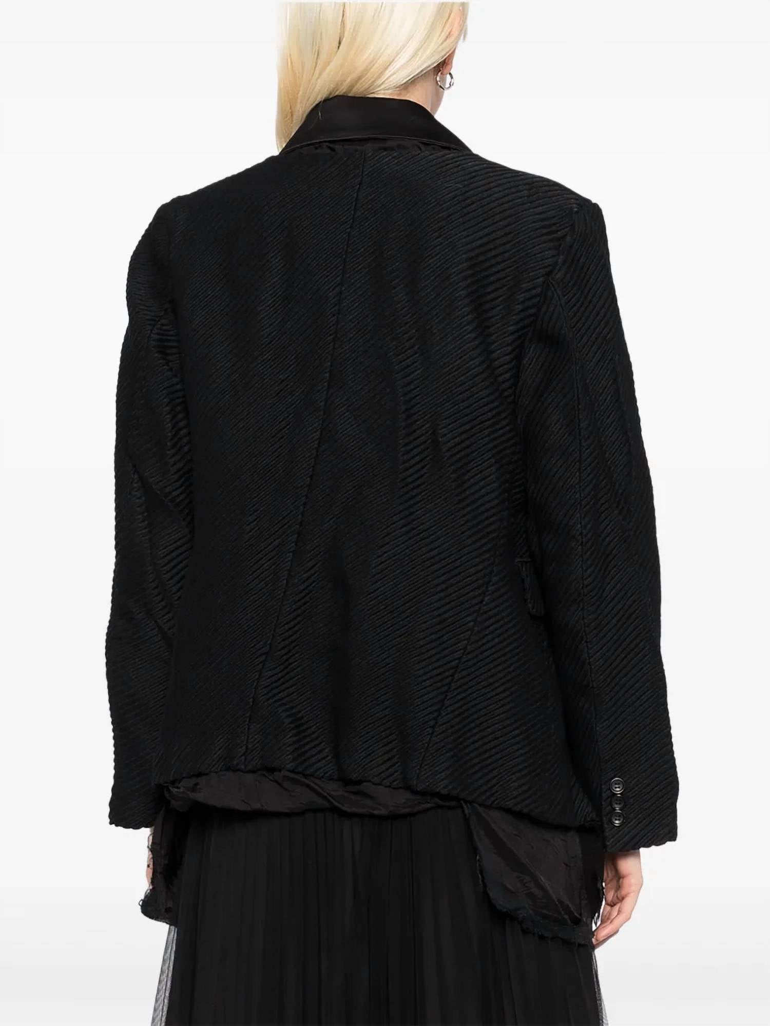Comme Des Garcons - Women's Fringed Edge Blazer