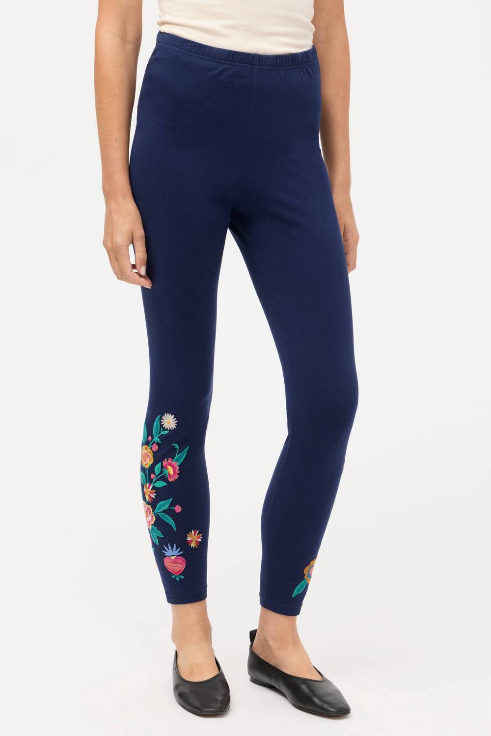 Johnny Was ZIVIANA LEGGING in blue night - women's pants