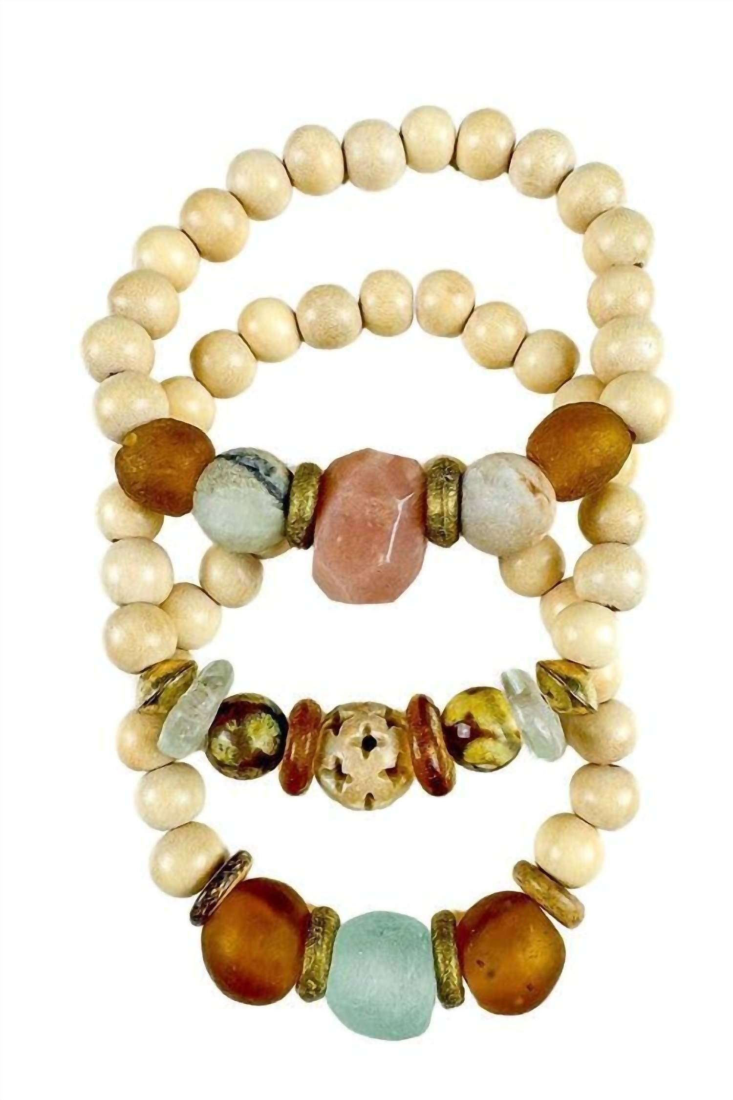 Twine & Twig - Women's Trio Stack Bracelet Set