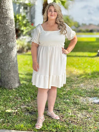 Simply Southern - Radiantly Ribbed Babydoll Midi Dress