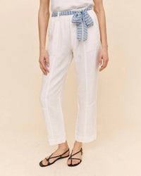 Bella Dahl - Seamed Pant with Printed sash