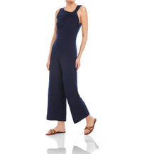 Fifteen Twenty Becca Cropped Jumpsuit in navy - women's pants - view 4