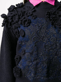 Valentino - Embroidered Wool Jumper