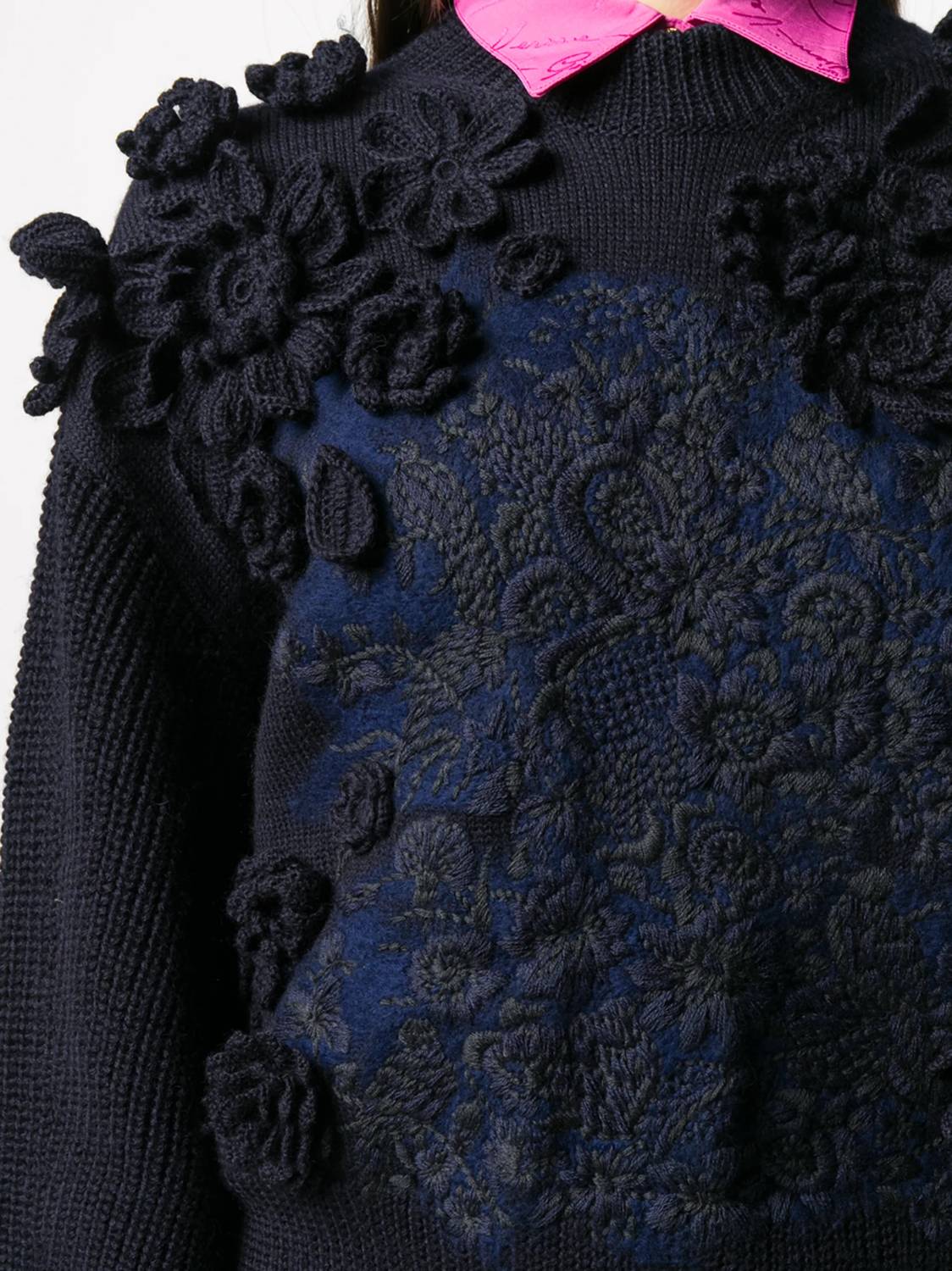 Valentino - Embroidered Wool Jumper