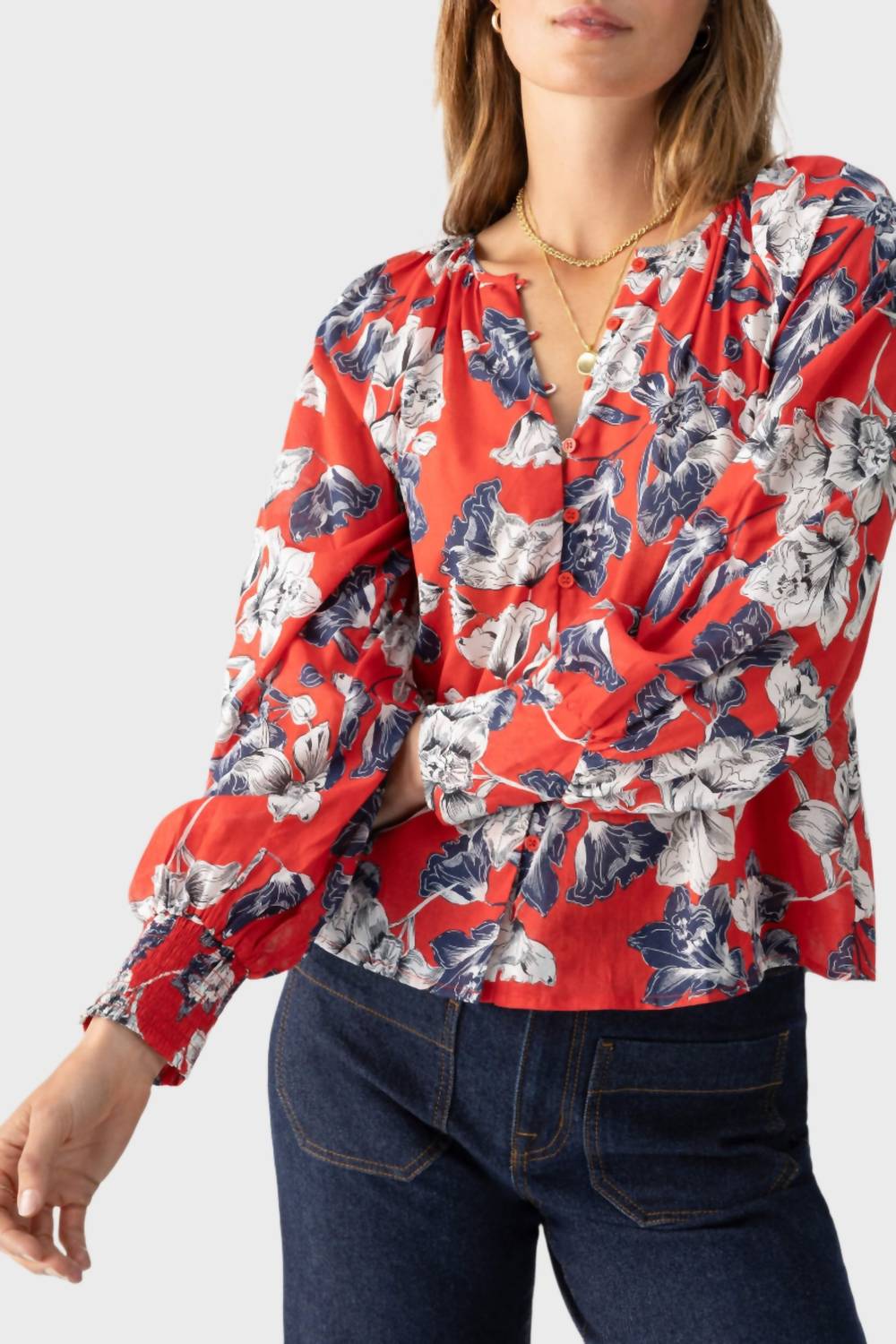 Sanctuary - Garden Button Front Blouse