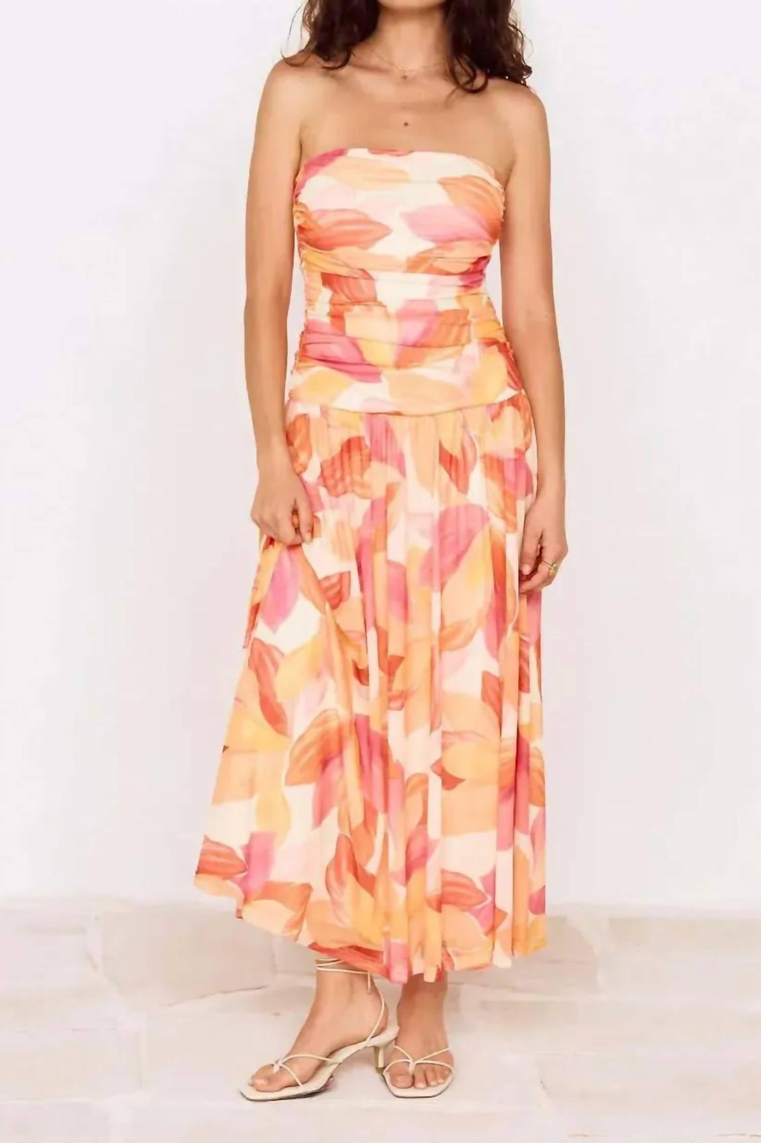 Minkpink - Solana Mesh Strapless Dress