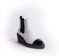 CECELIA NEW YORK Women's Gemmain Boots in black white - women's shoe