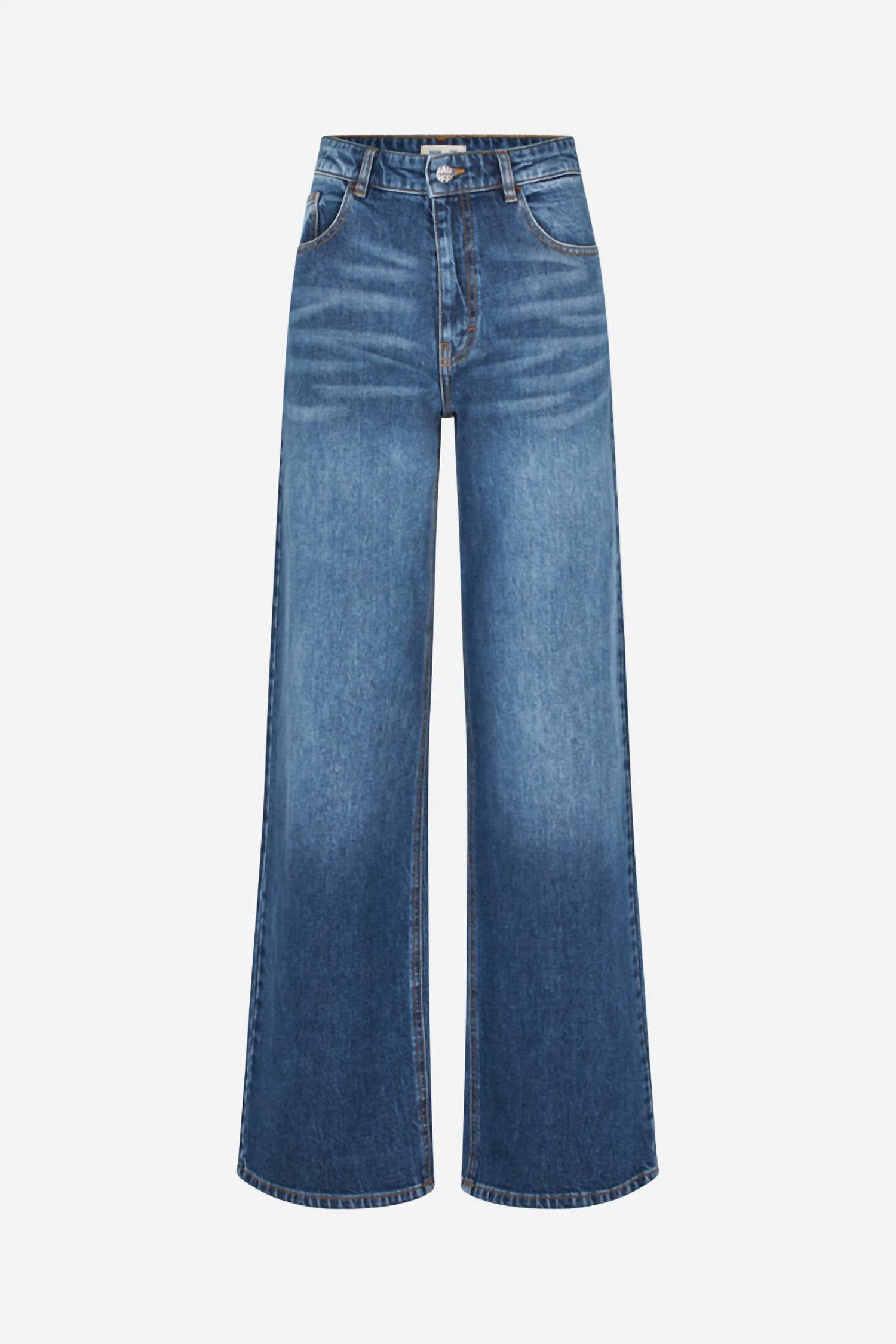 BAUM UND PFERDGARTEN Nini Wide Leg Jeans in denim - women's jeans - alternate view