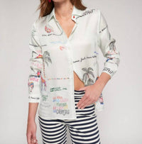 Vilagallo - Women's Quotes and palm trees shirt