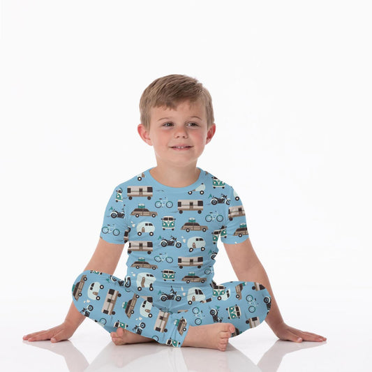 Kickee - Short Sleeve Pajama Set