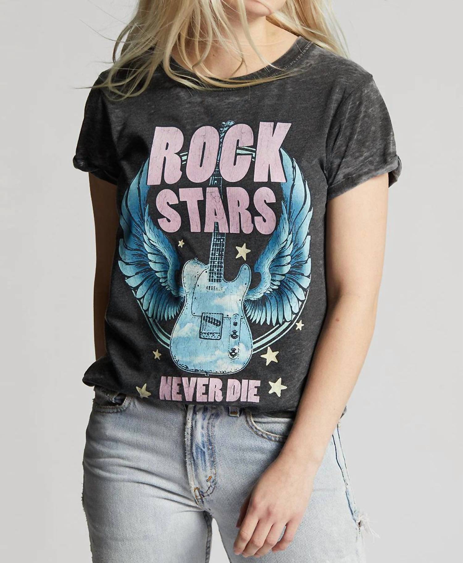 Recycled Karma - Rock Stars Never Die Short Sleeves Tee
