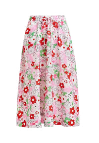 Essentiel Antwerp - Floral Jacquard Midi Skirt