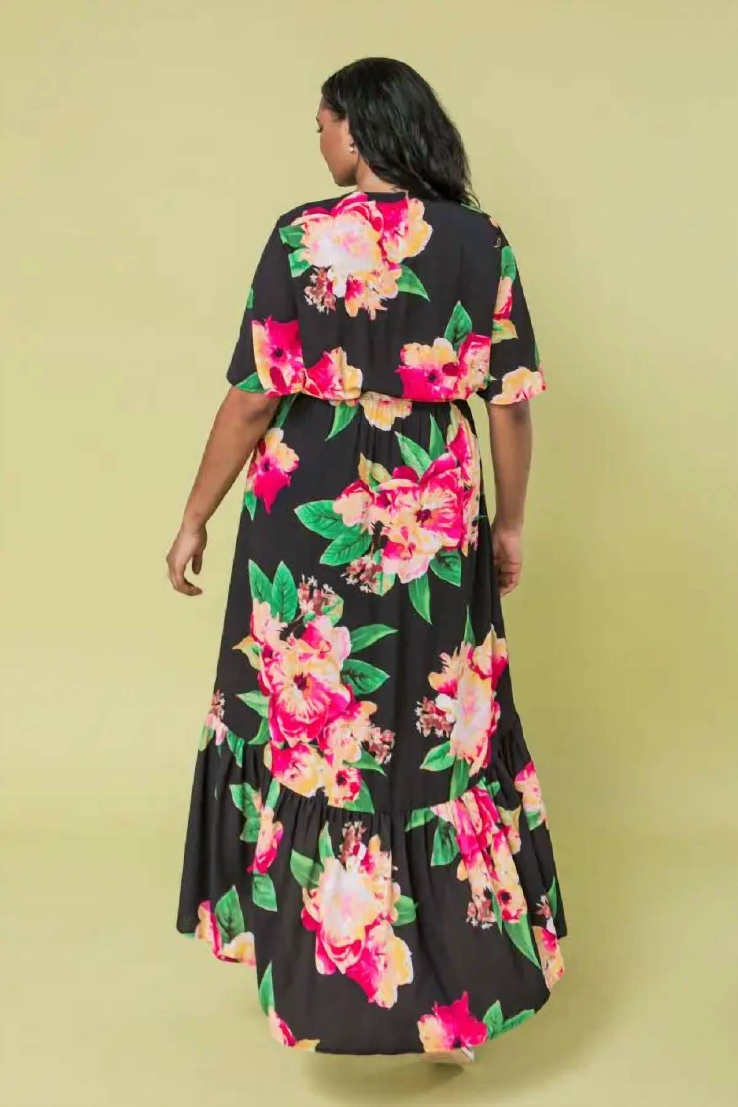 Flying Tomato - Ellie Woven Maxi Dress - Plus