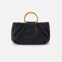 HOBO Sheila Ring Satchel Crossbody Bag in black - women's bag - detail view