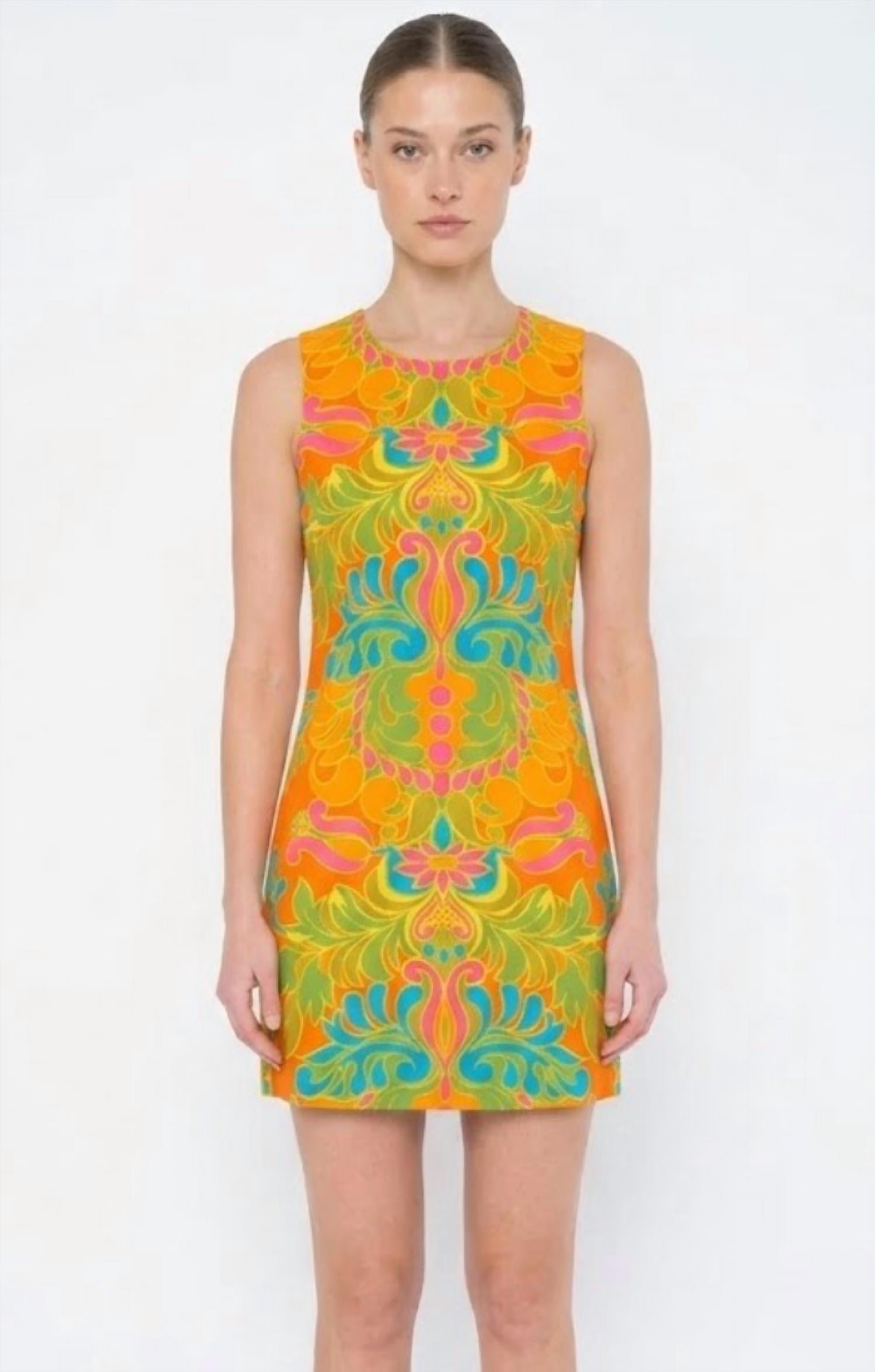 Flora Bea - Sleeveless Shift Ellis Dress