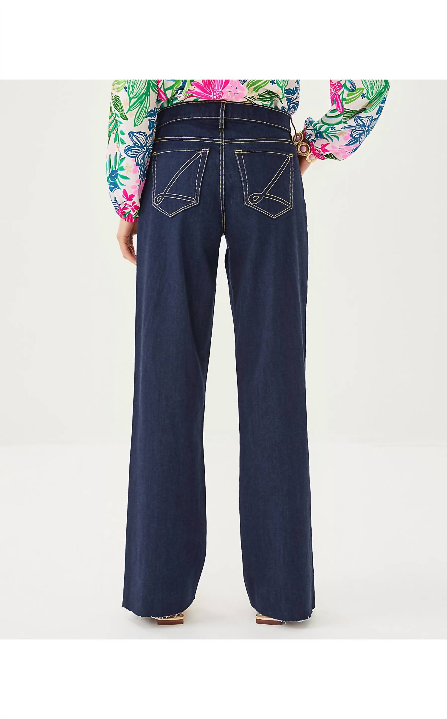 Lilly Pulitzer - Aniston High Rise Straight Jean