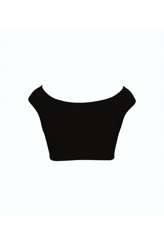 Karla Colletto - Women's Basics Off The Shoulder Crop Top