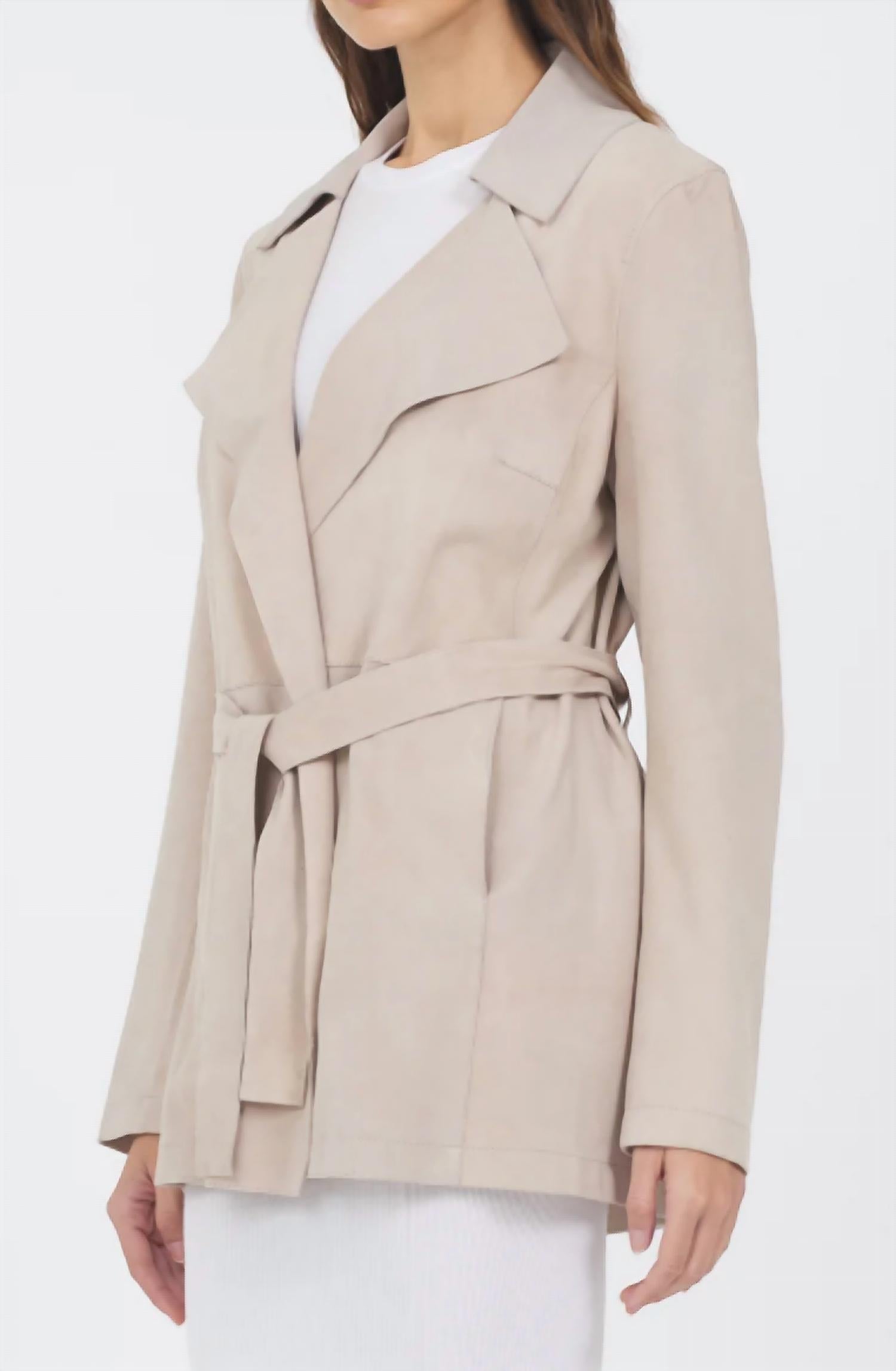 Jkt Nyc - Freya Washed Suede Jacket