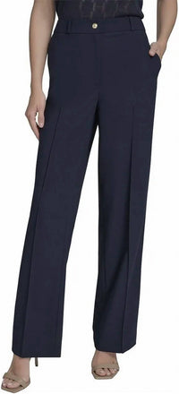 Halston - Straight Leg High Rise Pant