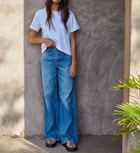 By Together - Knit Cotton Crew Neck Short Sleeve T-shirt