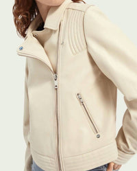 Scotch & Soda - Leather Moto Jacket