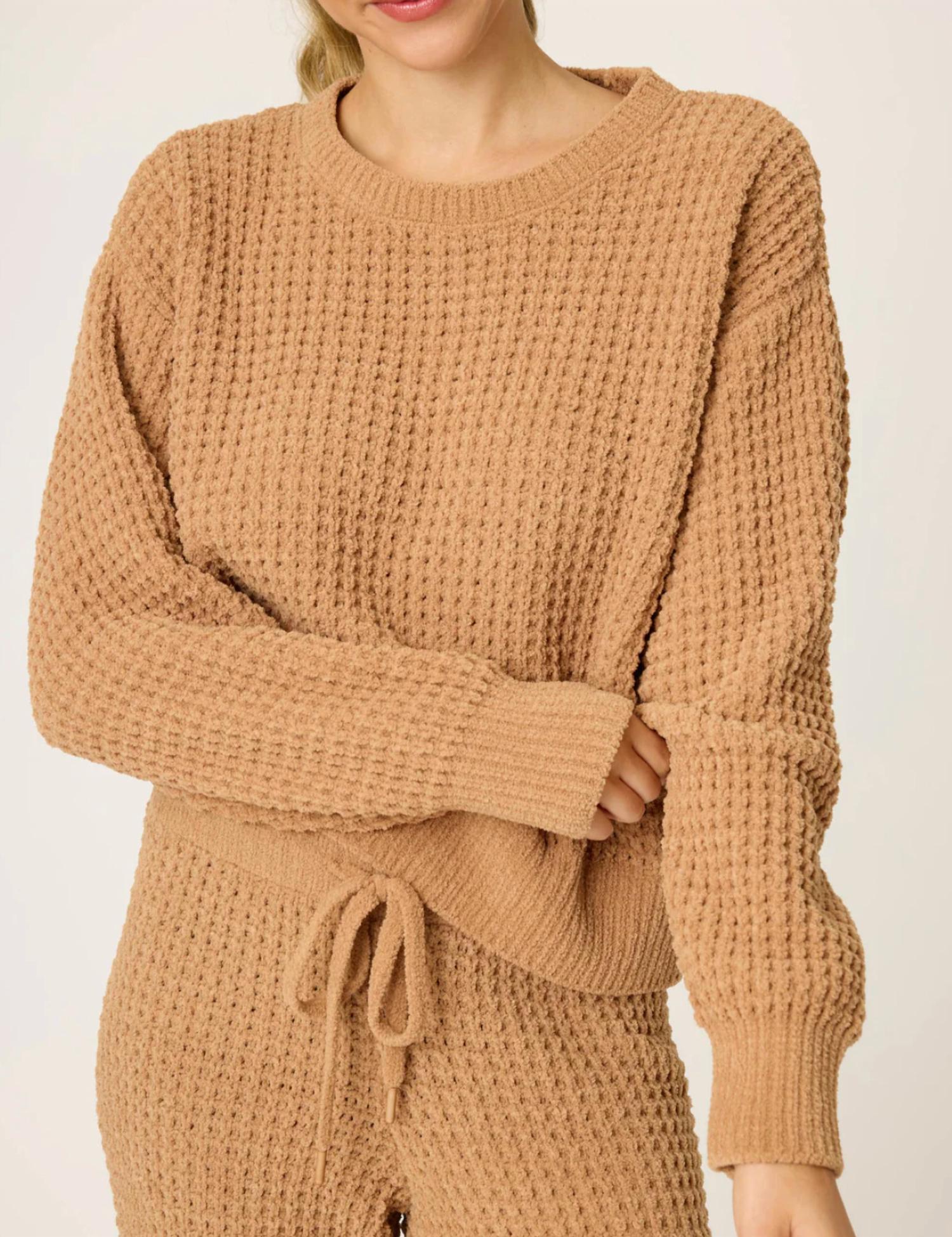 Pj Salvage - Chenille Cozy Waffle Top