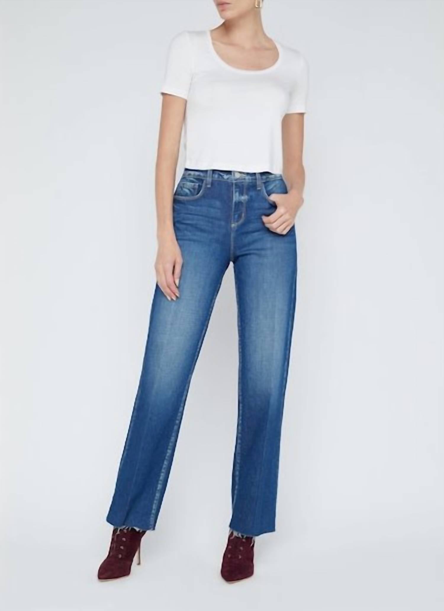 L'Agence - Tiana High Rise Wide Leg Jean