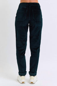 Judy Blue - High Rise Corduroy Cuffed Jogger Pants