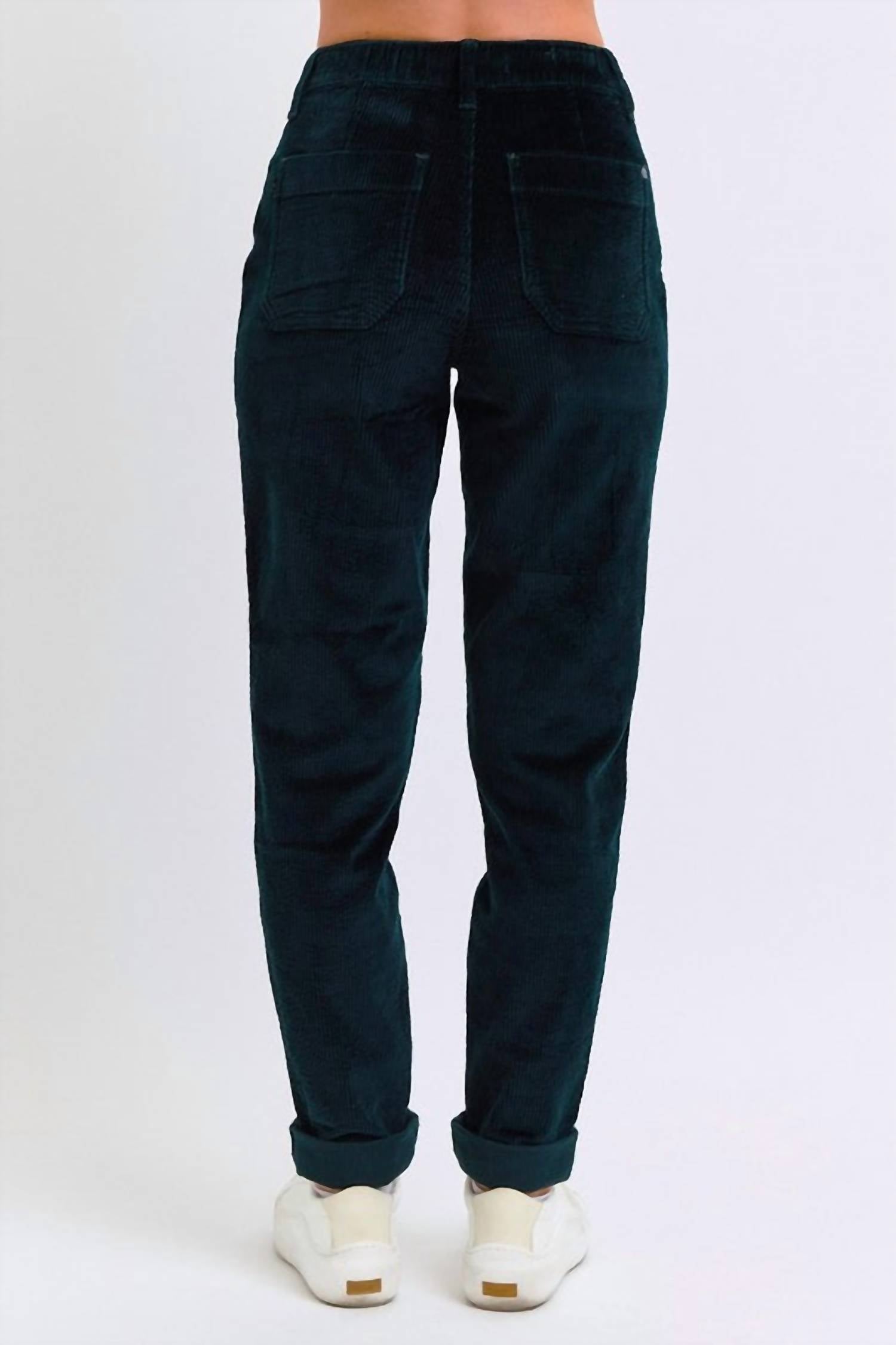 Judy Blue - High Rise Corduroy Cuffed Jogger Pants