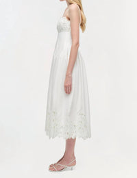 Jonathan Simkhai - Lilianna Cotton Lace Midi Dress