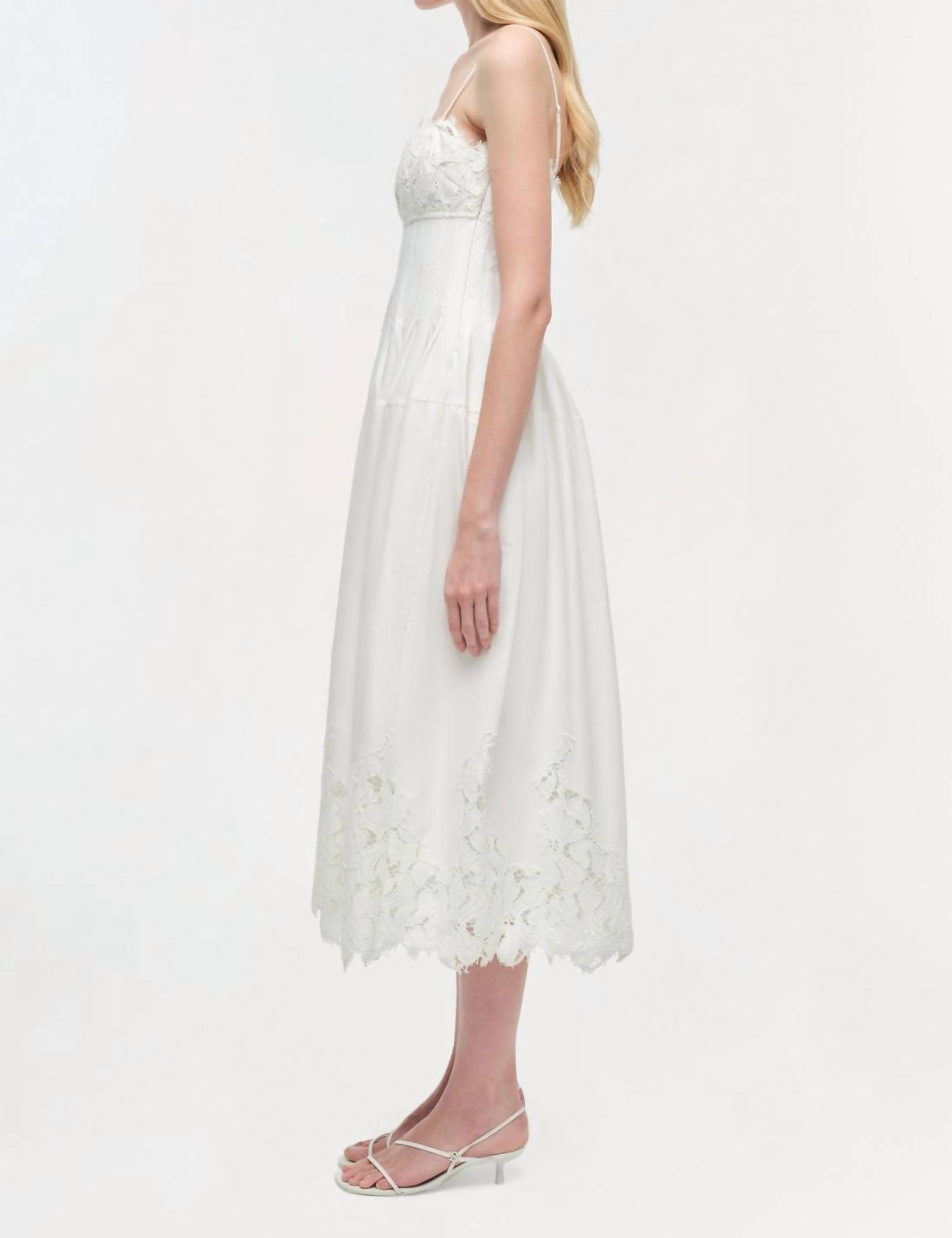 Jonathan Simkhai - Lilianna Cotton Lace Midi Dress