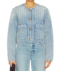 Blanknyc - Quilted Denim Jacket