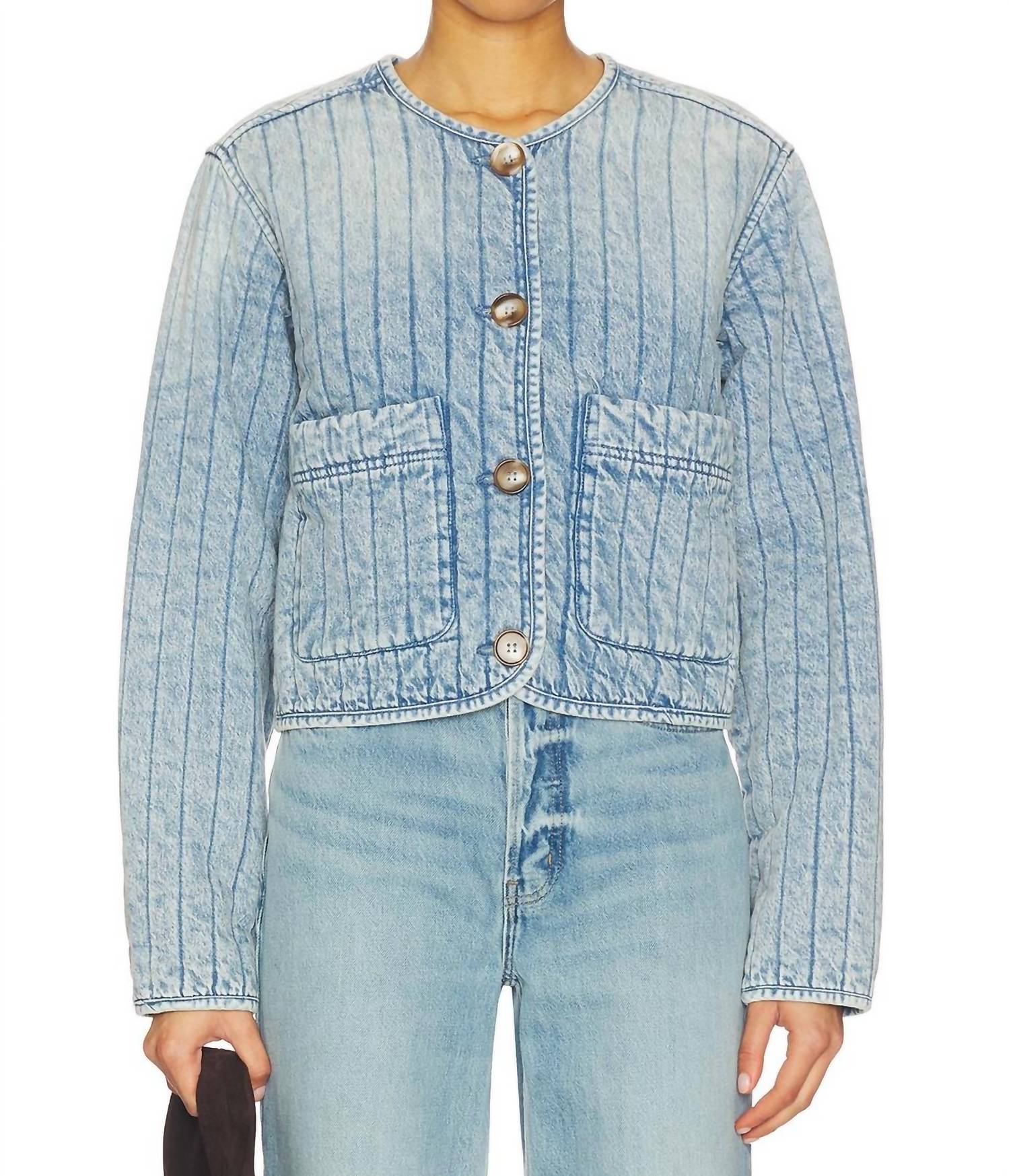 Blanknyc - Quilted Denim Jacket