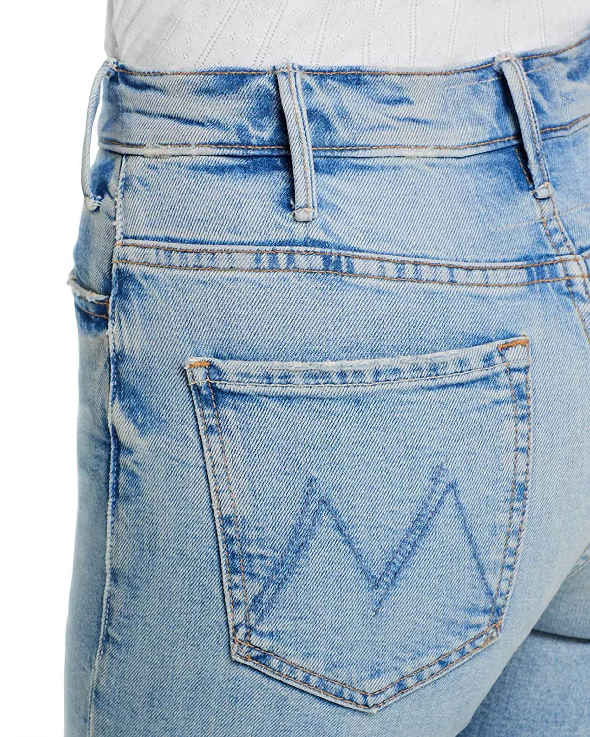 Mother - Lil Hustler Roller Sneak High Rise Jeans