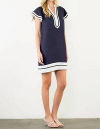 Thml - Flutter Sleeve V-Neck Dress